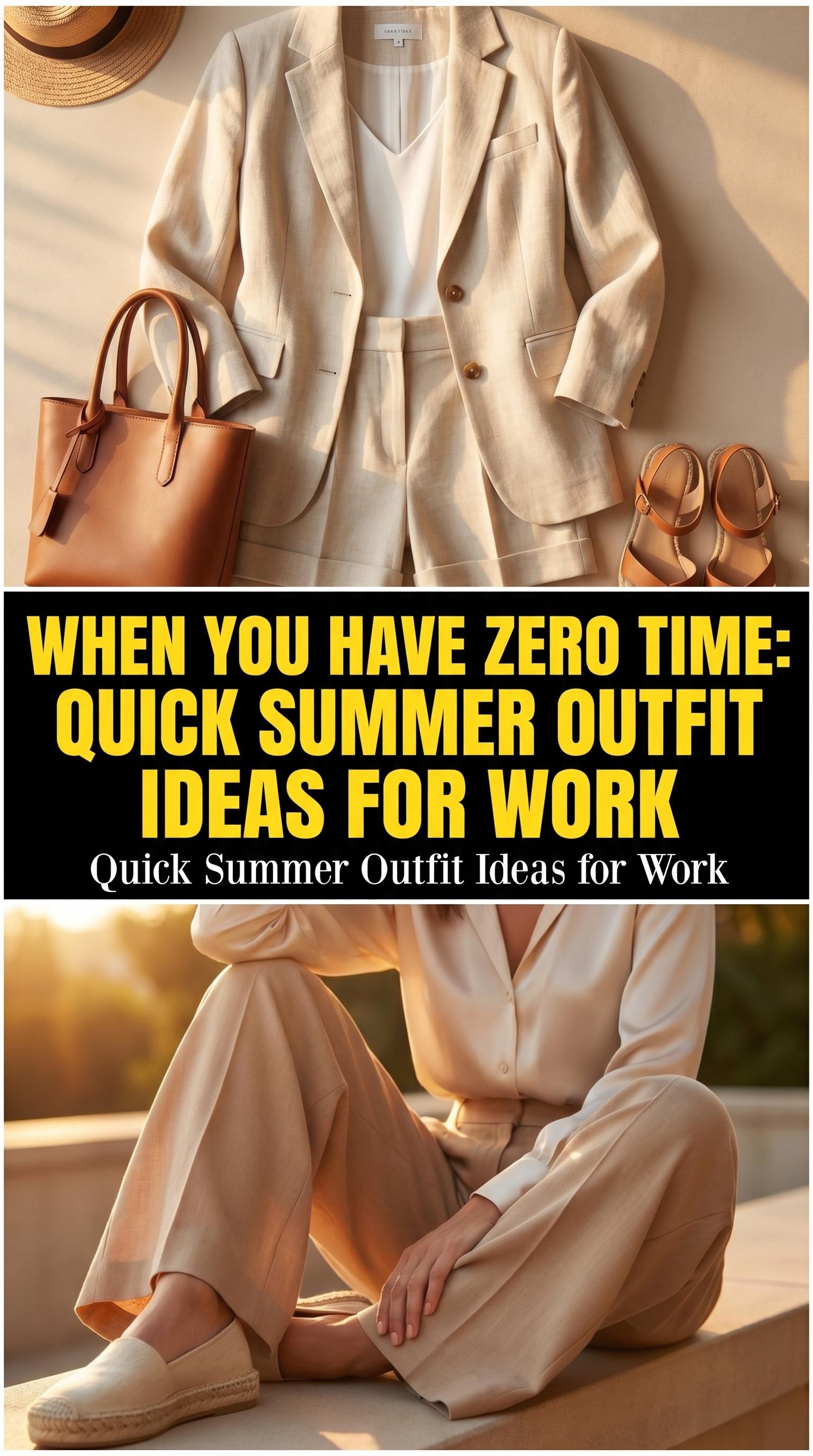 Stay Cool and Chic: 10 Summer Work Outfits for Professional Women